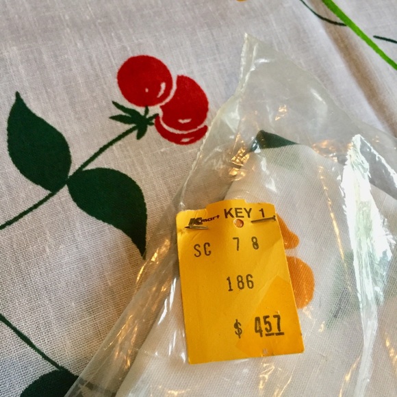 🍒 VINTAGE “Cherry Trellis” CURTAINS! - Picture 3 of 10